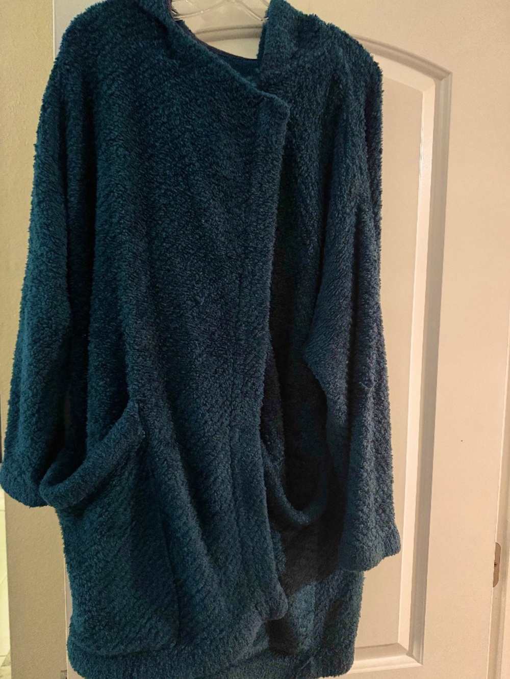 Free People Maxi Dark Green Sweater Hoodie - S